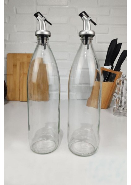 Vetro 2'li Zeytinyağı ve Sıvıyağ Şişesi Yağdanlık 1000 ml SH-003 indirimleri