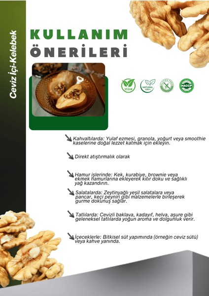 Ceviz Içi Yerli 250G - Kelebek Walnut Halves modelleri