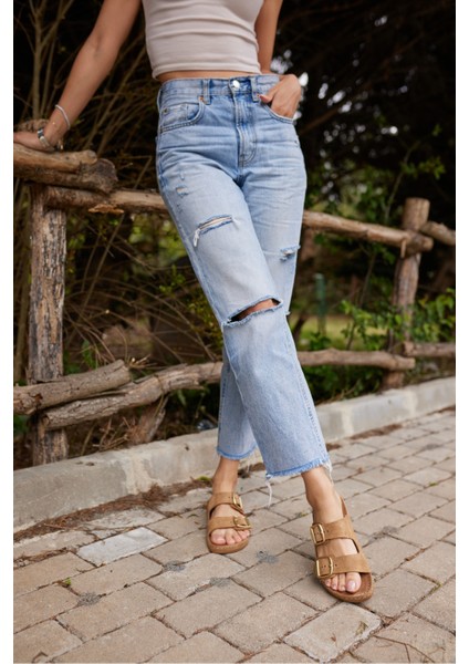 Parsy Kadın Vızon Suet Tokalı Terlık modelleri