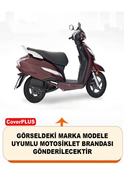 Honda Activa 125 Motor Brandası Gri Arka Çanta Uyumlu Motorsiket Brandası Motor Örtüsü Çadır Su Geçirmez Motosiklet Kılıfı Motor Brandası fiyatları