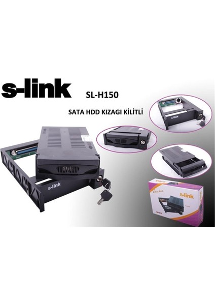 S-Link SL-H150 Sata HDD Kızağı Kilitli