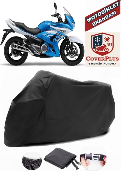 Suzuki Gw 250F Motor Brandası Siyah Motorsiket Brandası Motor Örtüsü Çadır Su Geçirmez Motosiklet Kılıfı Motor Brandası