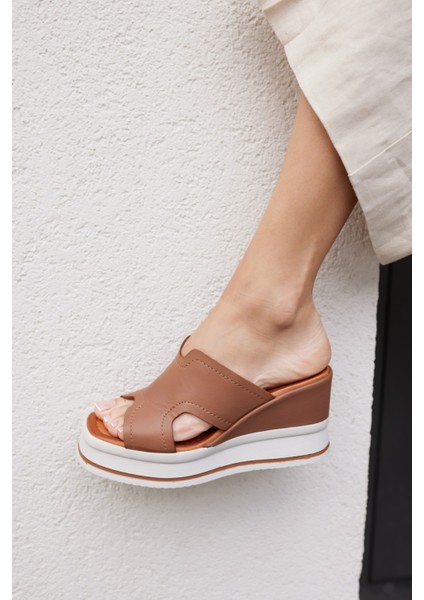 Evelın Kadın Sıyah Gercek Derı Dolgu Taban Terlıj indirimleri