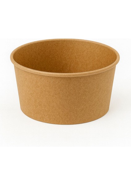 750 cc Kraft Salata Kasesi Kapaklı 25 Adet