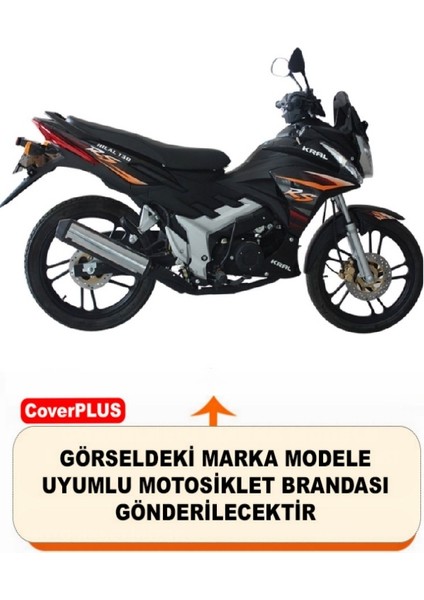 Kral Motor KR-130-16 Motor Brandası Gri Arka Çanta Uyumlu Motorsiket Brandası Motor Örtüsü Çadır Su Geçirmez Motosiklet Kılıfı Motor Brandası fiyatları