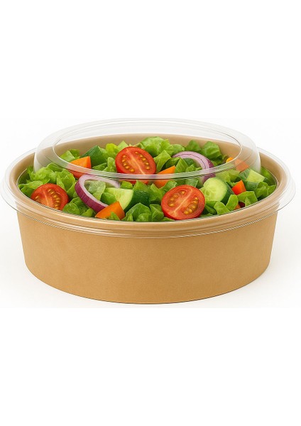 1100 cc Krfat Salata Kasesi Kapaklı 25 Adet modelleri