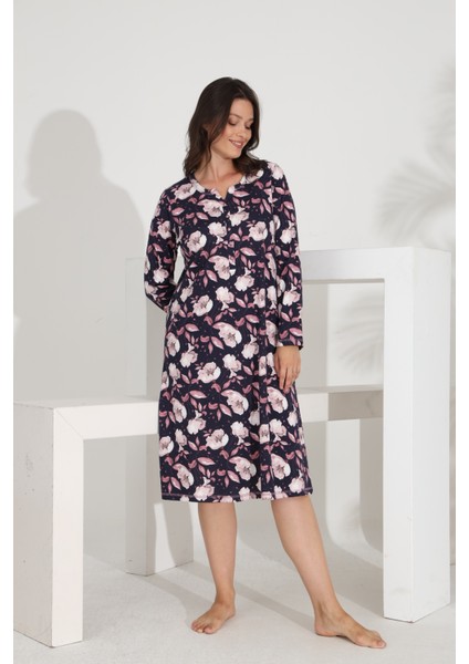 %100 Pamuk Uzun Kol Kadın Elbise 91224 fiyatları