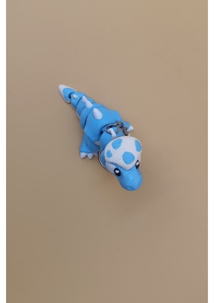 Sevimli Dinozor Figürlü Hareketli Anahtarlık Çanta Süsü Charm modelleri