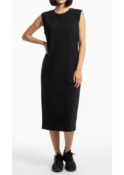 Kolsuz Pamuklu Elbise