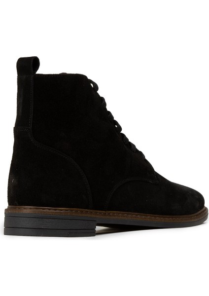 Kadın Hakiki Süet Siyah Bot - N0118ZSYHC01 fiyatları