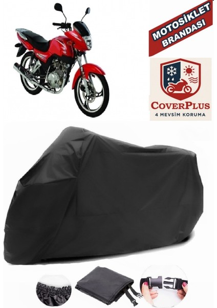 Salcano Wolf Siyah Motorsiket Brandası Motor Örtüsü Çadır Su Geçirmez Motosiklet Kılıfı Motor Brandası