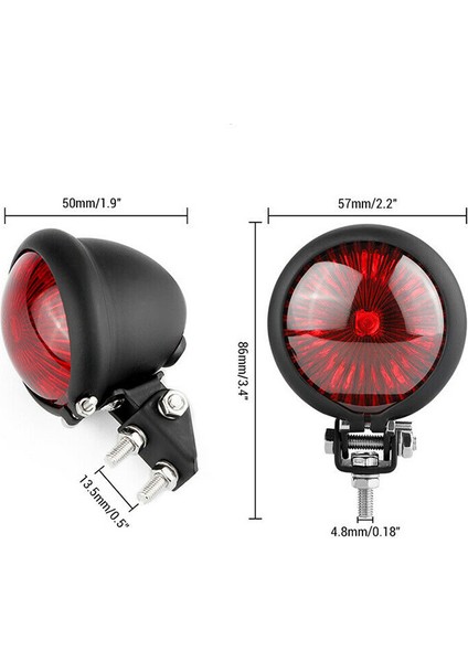 Bobber Chopper Cafe Chrome Için LED Arka Stop Lambası Fren Durdurma Moto (Yurt Dışından) indirimleri