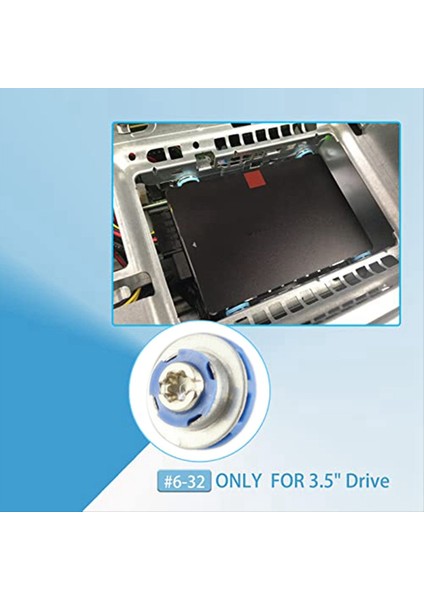 Hp3.5inch HDD Vidaları Için 12 Pc Sabit Montaj Vidaları Izolasyon Grommet Sessiz Montaj Vidaları (Yurt Dışından) fırsatları