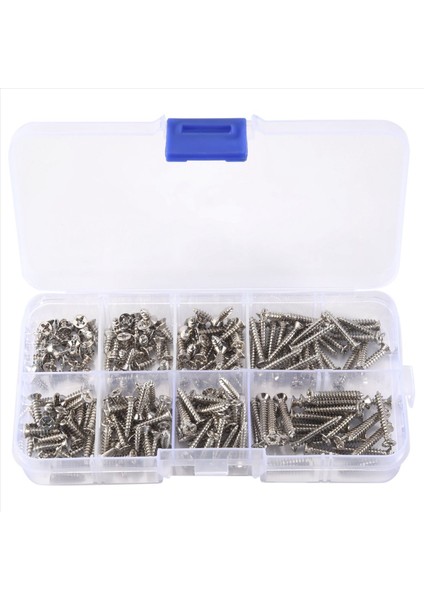 200PCS M3 Paslanmaz Çelik Düz Kafa Vidaları Kitler Yüksek Mukavemetli Kendi Kendine Dokunma Vidaları Ahşap Mobilya Için Ayarlanmış (Yurt Dışından) fiyatları