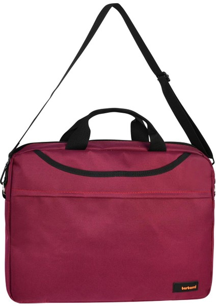 15.4 Inç Lüks Laptop Dizüstü Bilgisayar Çantası Kırmızı