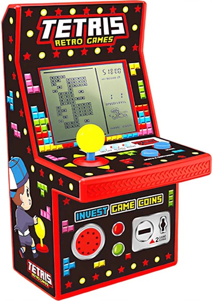 Nostaljik Mini Tetris Oyun KONSOLU XY9029A