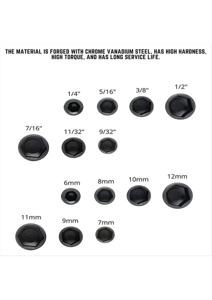 10PCS 6MM-15MM Altı Soket Kollu Mozalar Somun Sürücü Seti Tornavida Set Elektrikli Alışlar Bitler Set (Yurt Dışından) indirimleri