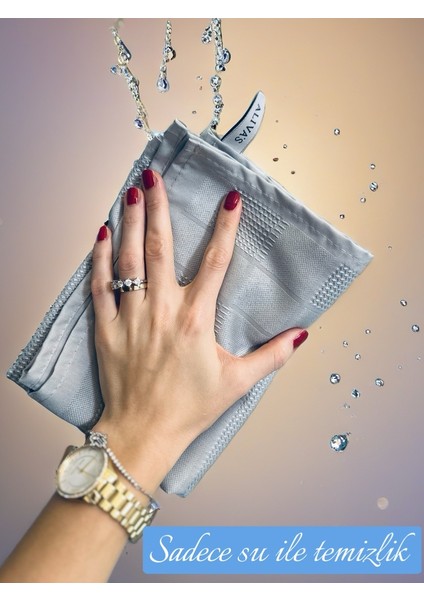 Aliva's Premium Mikrofiber Sihirli Genel Temizlik Bezi- Cam Bezi ve Kurulama Bezi 40X60 cm Gri Renk modelleri