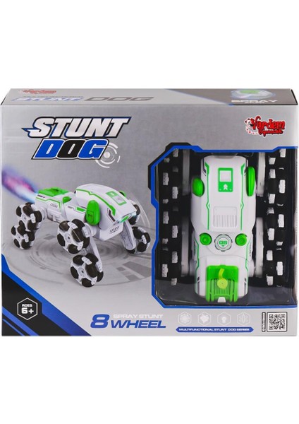 SYR666820 Kumandalı Buharlı 8 Teker Stunt Köpek Araba Vardem Oyuncak