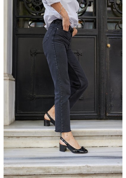 Dorado Kadın Nude Cilt Slingback Kalin Topuklu Ayakkabi modelleri