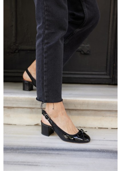 Dorado Kadın Nude Cilt Slingback Kalin Topuklu Ayakkabi fırsatları