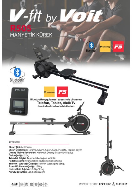 Vfit By R505 Manyetik Kondisyon Küreği fiyatları