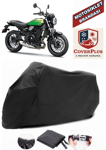 Kawasaki Z 650 Rs Siyah Motorsiket Brandası Motor Örtüsü Çadır Su Geçirmez Motosiklet Kılıfı Motor Brandası
