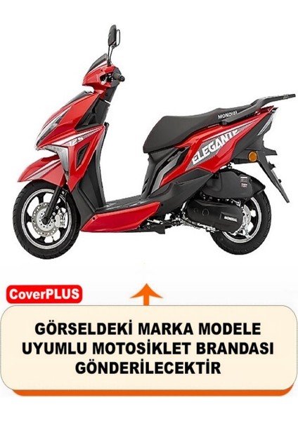 Mondial 125 Elegante Arka Çanta Uyumlu (Gri) Motorsiket Brandası Motor Örtüsü Çadır Su Geçirmez Motosiklet Kılıfı Motor Brandası fiyatları