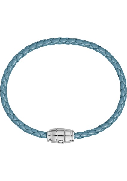 Meisterstück Dumanlı Mavi Deri-Çelik Bileklik 13429360 fiyatları