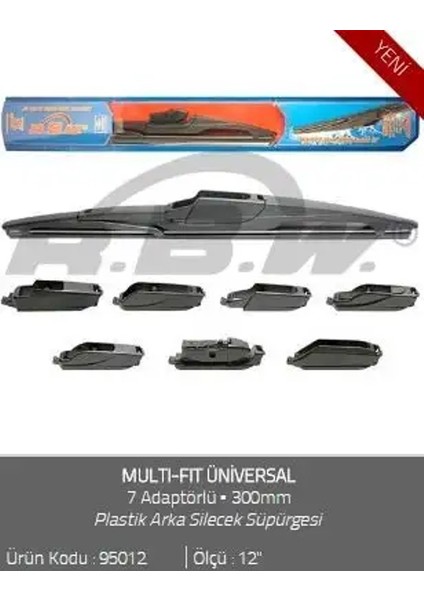 95012 Arka Silecek Supurgesi