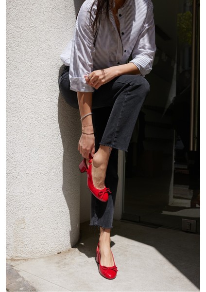 Dorado Kadın Nude Cilt Slingback Kalin Topuklu Ayakkabi indirimleri