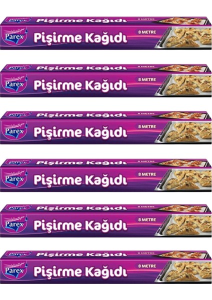Pişirme Kağidi 8 mt Altılı Paket