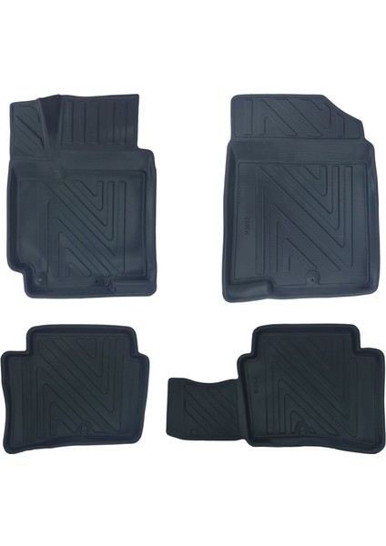 Hyundai Accent Blue 2011-2018 Premium Havuzlu Oto Paspas