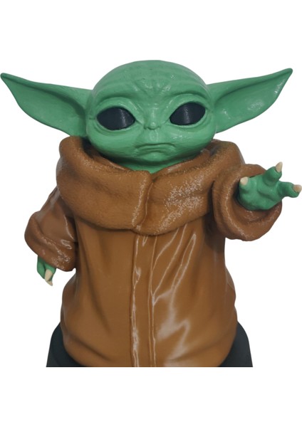 Baby Yoda (Grogu) Figür Biblo – 3D Baskı Özel Üretim