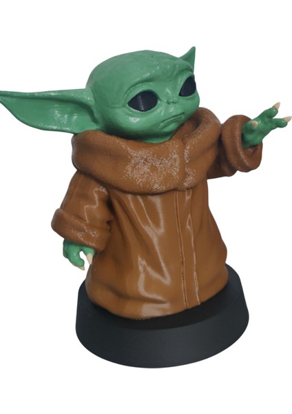 Baby Yoda (Grogu) Figür Biblo – 3D Baskı Özel Üretim fırsatları