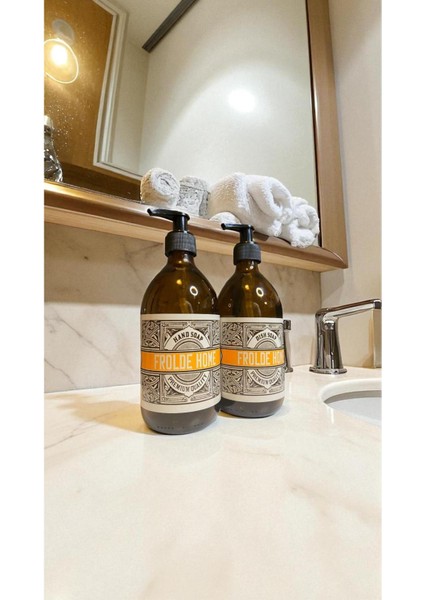 Home 2'li Amber Cam Mutfak Temizleyici Bulaşık Deterjanı Şişesi Sabunluk modelleri