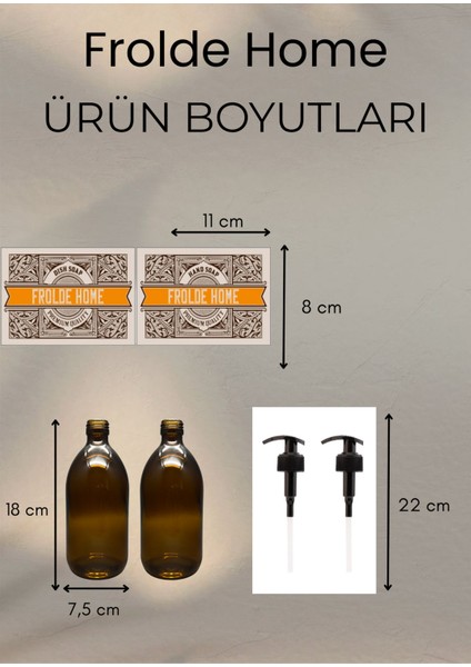 Home 2'li Amber Cam Mutfak Temizleyici Bulaşık Deterjanı Şişesi Sabunluk indirimleri