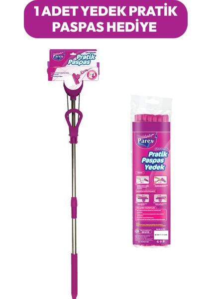 Pratik Paspas Çift Sıkmalı Yedek Hediyeli fiyatları