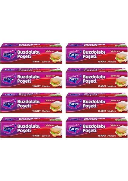 Büyük Boy Buzdolabı Poşeti- 8 Adet