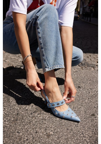 Yulya Kadın Kırmızı Trok Detay Topuklu Ayakkabi fiyatları