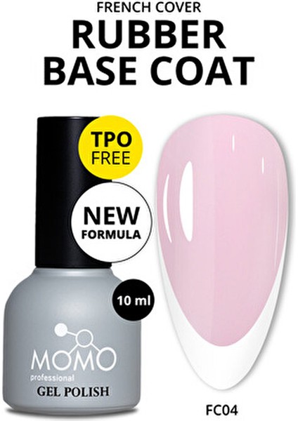 French Cover Rubber Base Coat FC04 Simli ve Simsiz 10 ml Kaliteli Tırnak Bakımı fiyatları