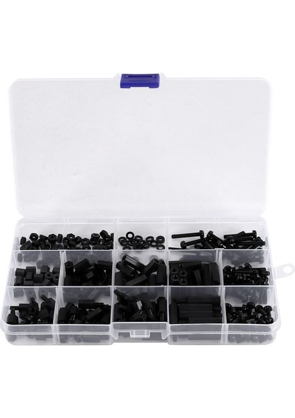 260PCS M3 Erkek Kadın Naylon Hex Ara Çıkarma Stand -Vida Somun Dişli Pillar Pcb Anakart Ürünlü Çiftlik Kiti (Yurt Dışından) fiyatları