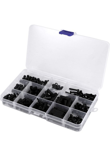 260PCS M3 Erkek Kadın Naylon Hex Ara Çıkarma Stand -Vida Somun Dişli Pillar Pcb Anakart Ürünlü Çiftlik Kiti (Yurt Dışından) fırsatları