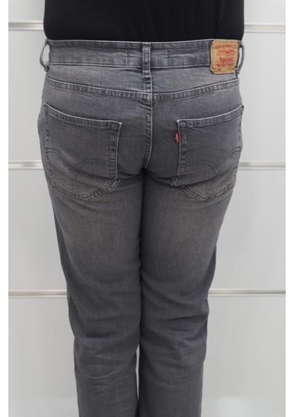 Fistan Store Erkek Gri Yüksek Bel Rahat Kesim Boru Paça Jean Pantolon indirimleri