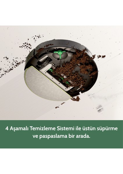Roomba 105 Combo AutoEmpty Robot Süpürge ve Paspas (Siyah) fırsatları