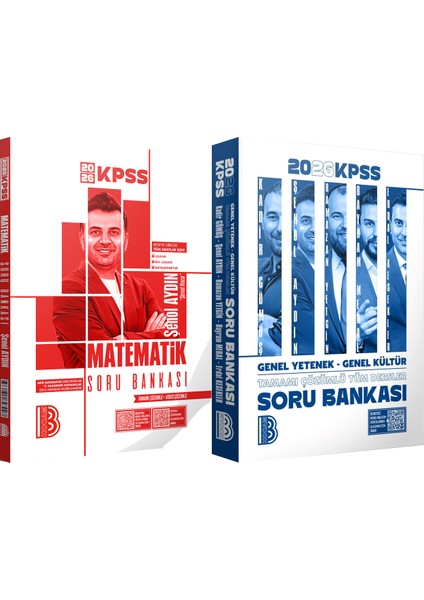 2026 Kpss Tüm Dersler Tamamı Çözümlü Soru Bankası - 2026 Kpss Matematik Tamamı Çözümlü Soru Bankası