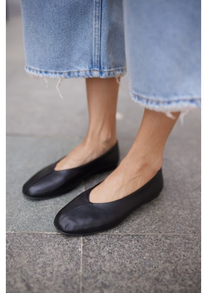 Triste Kadın Leopar Gercek Deri Babet modelleri