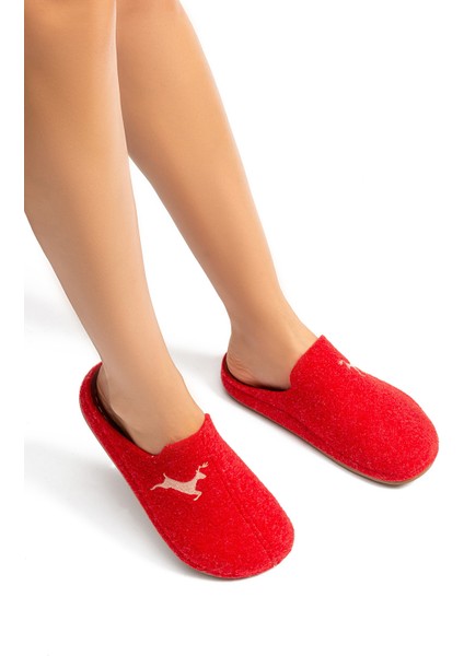 Bambi Kadın Ev Terliği Kırmızı 36/40 indirimleri