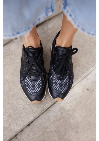 Talisca Kadın Bej Bagcıklı Sneaker