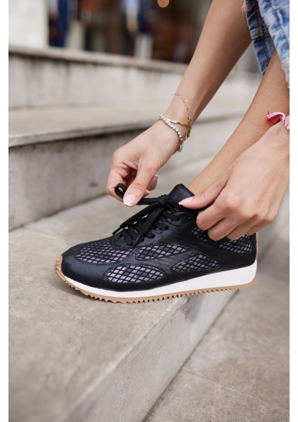 Talisca Kadın Bej Bagcıklı Sneaker